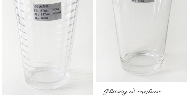 Wholesale 16oz Drinking Beer Glass Cups Mug Pint Glass Water Cup Beer Wine Mug Milk Juice Glass Cup