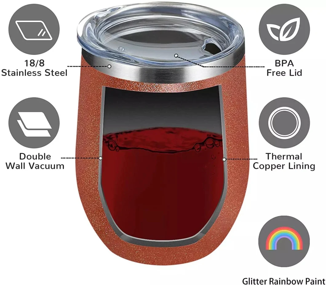 Fga Skinny Vacuum Water Bottle Stainless Steel Insulated Mug Sublimation 12oz Tumbler with Straw