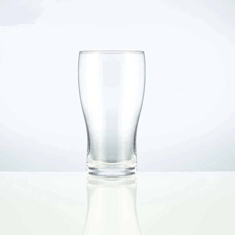 Free Sample 580ml Wholesale Custom Printed Pint Beer Glass Cup Tulip Beer Glassware for Restaurant Bar