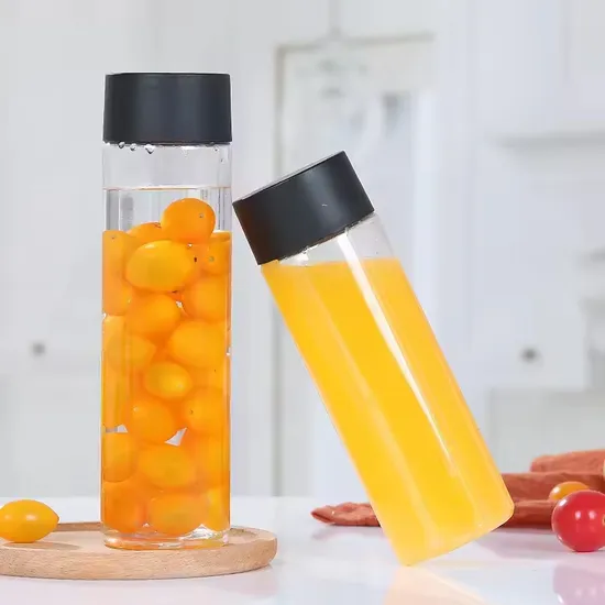 Bouteille en verre Flint/bouteille en verre vide/bouteille d'eau/bouteille d'eau en verre/bouteille d'eau minérale